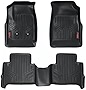 Rough Country Floor Mats for 15-22 Chevy Colorado/GMC Canyon| Crew Cab - M-21513 , Black