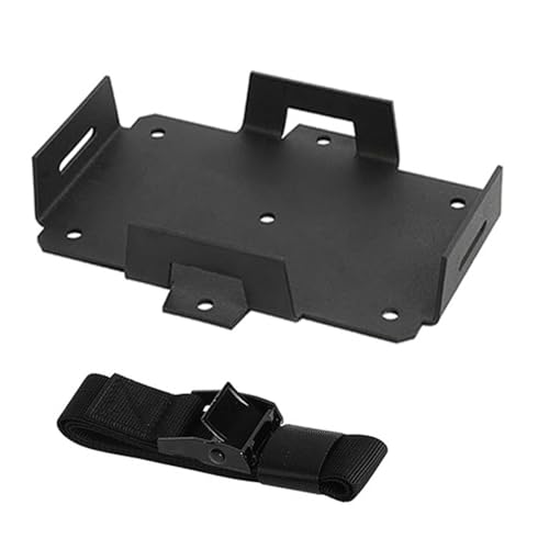Bandeja de caja de batería, pequeña caja de soporte de batería de montaje | Bandeja de voltaje de repuesto para automóviles compacta, para modelos 12V-6V/6AH 7AH 8AH 9AH 12AH 15AH