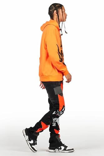 Men's Vadim Patchwork Stacked Flare Jean3