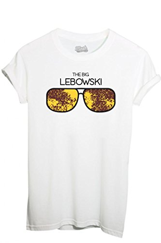 MUSH T-Shirt The Big Leboswki Sunglass - Film by Dress Your Style - Hombre-S Blanco