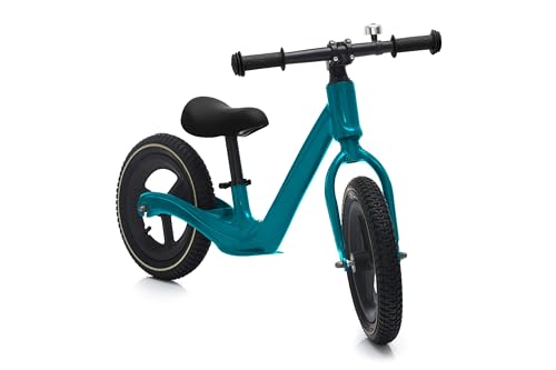 Fillikid Laufrad Speedy SL Exklusiv | Hochwertiger Alurahmen, Ergonomische Griffe, Höhenverstellbarer Sattel | Mit Schutzblechen, Klingel und 12' Luftbereifung | Ideal für kleine Abenteurer