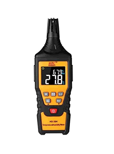 Image of HTC HD-304 Humidity /Dew Point /Wet Bulb Temperature Meter , Multicolour.