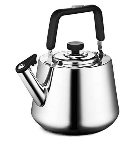 Bouilloire à sifflet 4L en acier inoxydable pour plaque de cuisson