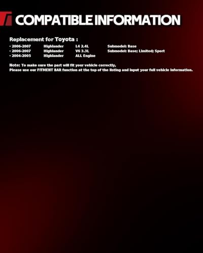 Image of Torchbeam Rear Brake Calipers Set for Toyota 2004-2005 Highlander, Toyota 2006-2007 Highlander 3.3L, Toyota 2006-2007 Highlander 2.4L, Rear Left and Rear Right Calipers Replace # 19B2904+19B2905