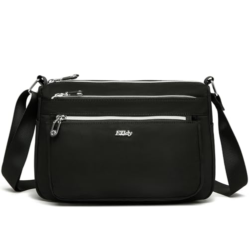 ETidy Casual Nylon Shoulder Bag For Women Waterproof Lightweight Crossbody