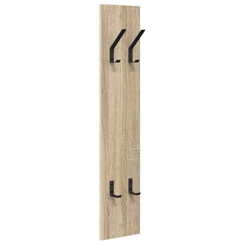 Perchero de pared estable de madera moderna fácil de limpiar 2