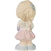 Precious Moments Mother's Day Figurine | #1 Mom Boy Bisque Porcelain Figurine Mom's Birthday | Hand-Painted (Girl)