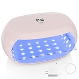 PUWANJILI UV Light for Resin,360° Ring Dual-Layer & Adjustable Time Setting (1/3/5min)UV Resin Light,56 LED High-Powered UV Lamp for Resin Curing,Fast Curing Lamp for Resin Molds,DIY Crafts Decor,Pink