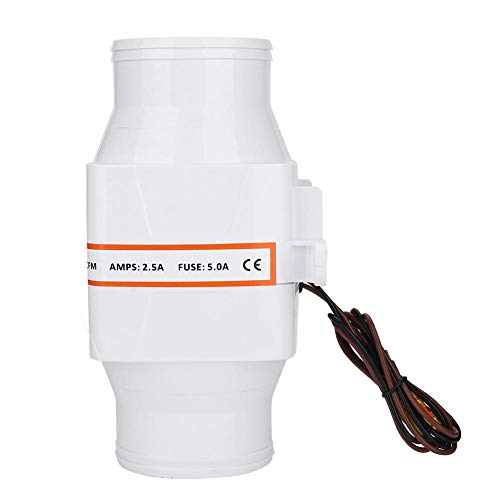 VGEBY Marine Bilge Luftgebläse 3In In Line Marine Bilge Luftgebläse Mute Starker Lüftungsventilator für Yacht Caravan Rohrlüfter 12V Rohrlüfter 12V Rohrventilator 12V Rohrlüfter 100Mm Leise
