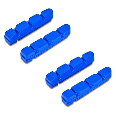 iFlyMars 2 Pair Bicycle Brake Pads, Carbon Wheels Ceramic Brake Shoes, fit Carbon Rims Use (Blue) Cover