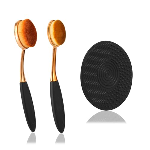 3uds Juego de Aplicadores de Protector Solar, Aplicador de Loción Solar Cepillo de Crema Solar Cepillo de Protector Solar con Tapete de Limpieza Aplicador de Bloqueador Solar para Adultos