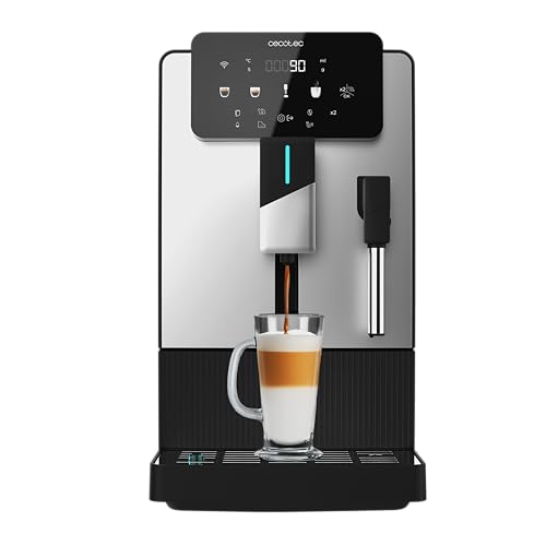 Cecotec Cafetera Superautomática Compacta con Vaporizador Cremmaet Steam Latte Art. 19Bares, Thermoblock, Plug&Play, Molinillo Cónico, 5 Niveles, Depósito Agua 1.1L, Café 150g, Limpieza Automática Cecotec Cafetera Superautomática Compacta con Vaporizador Cremmaet Steam Latte Art. 19Bares, Thermoblock, Plug&Play, Molinillo Cónico, 5 Niveles, Depósito Agua 1.1L, Café 150g, Limpieza Automática