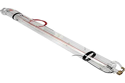 VEVOR 50 W CO2 lasertub, professionellt laserrör, 800 mm, längd, glas, laserrör, för laserskärning, lasergravering och akrylskärning