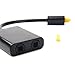 SiYear 1 in 2 Out Digital Toshlink Fiber Audio Optical Splitter Cable ，Fiber Optic Adapter，Fiber Converter, Audio Adapter Cable (0.2M)