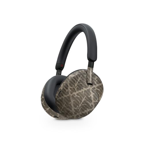 Image of MightySkins Carbon Fiber Skin Compatible with Sony WH-1000XM5 Headphones - Vintage Elegance | Protective, Durable Textured Carbon Fiber Finish | Easy to Apply