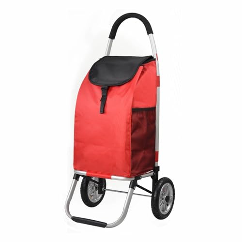 Carro Plegable para Compras con Bolsa Extraíble y Ruedas miniatura 1