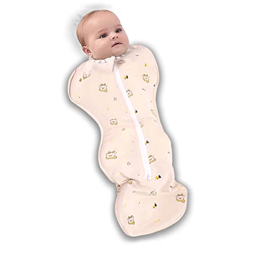 Image of DOKMA - Organic Cotton Baby Sleeping Bag, Cozy Newborn Sleepsack with Convenience Zipper, Perfect Present - Ultra Soft, No Scratch