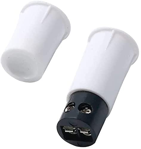 Image of MC-33C NC Recessed Wired Security Window Door Contact Sensor Alarm Magnetic Reed Switch, for Home Security and Burglar Alarm Systems, Sets of 2, White