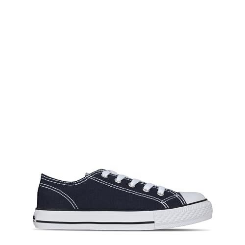 Image of Soul Cal Kids Canvas Low Childrens Shoes Trainers Navy C11 (29)