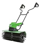 24" Extra Wide Electric Brush Sweeper Artificial Grass Power Broom Powerful Cleaning