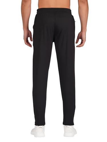 Image of Lycra Polyster Track Pant for Men || Regular Fit Sport Lower for Mens & Boys || Multipurpose Use for Jogging, Running, Gym, Sports, Nightwear || 1 Extra Sefety Chain Pocket for Mobile & Wallet