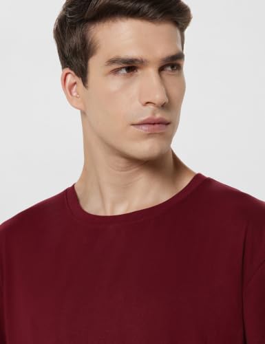 Image of Veirdo 100% Pure Cotton Drop Shoulder Oversized Baggy Fit Half Sleeve Plain Solid Round Neck Multicolor T-Shirt Combo for Men (Pack of 3) (Sizes S-2XL)