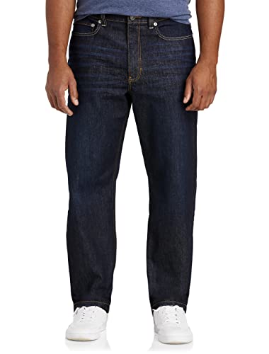 True Nation by DXL Men's Big and Tall Refined Blue Relaxed-Fit Jeans, Refined Blue