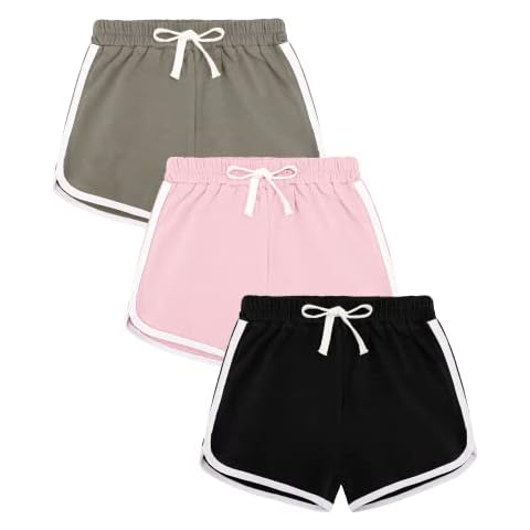 Auranso Girls Athletic Shorts 3 Pack Cover