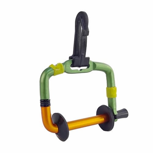 Aventik Fly Fishing Tippet Holder with Line Cutter (Tippet Holder with 2 Cutters Matt Green + Matt Orange Color)