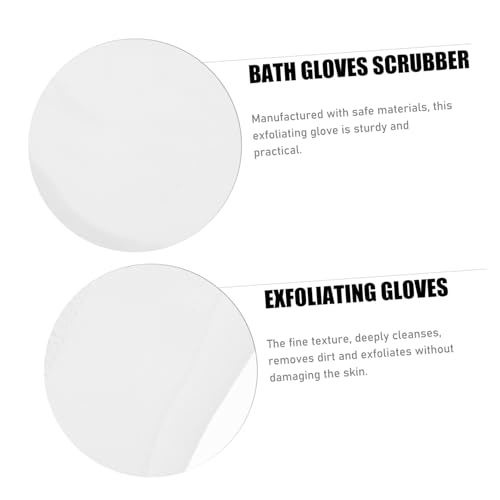 Image of Healeved Exfoliating Bath Mitt for Men Body Wash Exfoliating Glove Shower Bathing Gloves