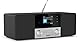 TechniSat DIGITRADIO 4 C - Stereo Digital-Radio (DAB+, UKW, Farbdisplay, Bluetooth-Audiostreaming, Kopfhöreranschluss, AUX-Eingang, Radiowecker, OLED Display, 20 Watt RMS, Elac Lautsprecher) schwarz