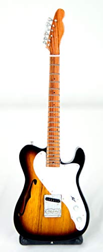 Sunburst #211 Guitare miniature décorative 24 cm - Les Beatles, Paul McCartney, John Lennon, RIngo Starr, George Harrison Sunburst #211 Guitare miniature décorative 24 cm – Image 3