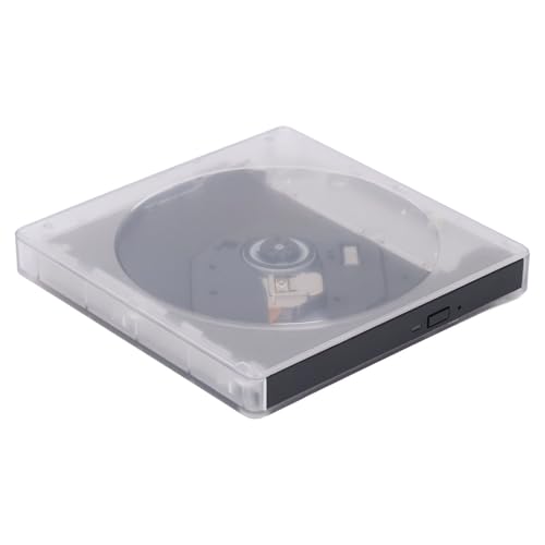Tangxi Estuche para Unidad óptica USB 3.0, Estuche Delgado y Desmontable para Unidad de DVD Externa - Fácil Instalación, Compatible con Vista OS Burn Drive - Puerto Tipo C