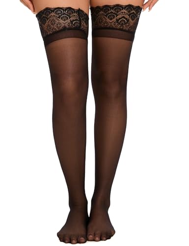 Image of Lidogirl Thigh High Stocking Hosiery Sheer Pantyhose