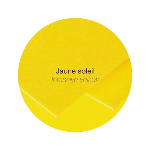 Clairefontaine 26562C - Packung mit 5 Umschlägen Pollen, gefüttert, Format C5 16,2x22,9 cm, Premium glattes Papier 120g, ideal für Ihre Einladungen und Korrespondenz, Sonnengelb, 1 Pack