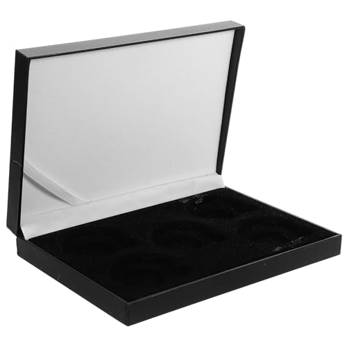 Set de 5 cajas negras para monedas reutilizables