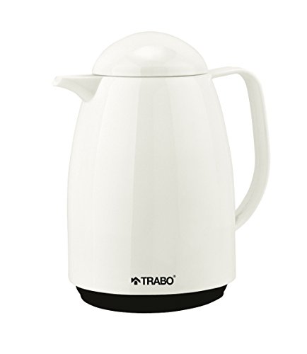 TRABO Parte Polipropileno térmico Corbata, Blanco, 0,5 litro