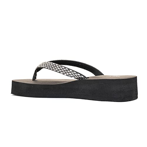 Image of Khadim's Waves Platform Heel Slippers for Women