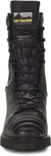 MATTERHORN Banksman 10" Met Guard Steel Toe Waterproof - Men's Durable Work Boot, Slip-Resistant, EH Rated, Comfort Fit4