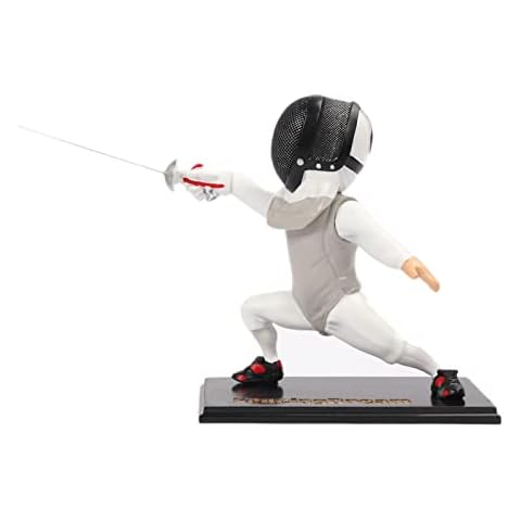 KHEDDO Fencing Desktop Ornament, Fencing Decorations, Home Decorations, Suitable for Fencing Enthusiasts (Color : A) Cover