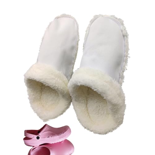 Plantillas cálidas para zapatos | Esponjosas y acogedoras plantillas zuecos, regalo para abuela, abuela, hijo, hija, nieto, niños, adolescentes, mamá, papá, marido, esposa