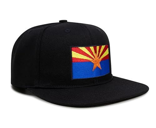 Image of International Tie State Hat for Men and Women, Adjustable Snapback Trucker Baseball Cap with Embroidered Patch