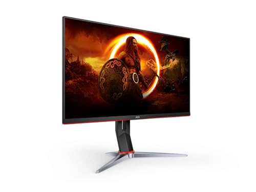 Image of AOC 27' IPS 170Hz, 1ms, QHD 2560 x 1440, 350 cd /m2, HDR 400, HDMI 2.2 x 2, DP 2.2 x 1 Gaming Monitor