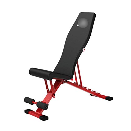 Banco de pesas pequeño con mancuernas, multifunción, equipo profesional de deportes y fitness, banco de mancuernas ajustable, ayuda a sentarse, tabla supina, banco de ejercicio, mancuernas de fitness