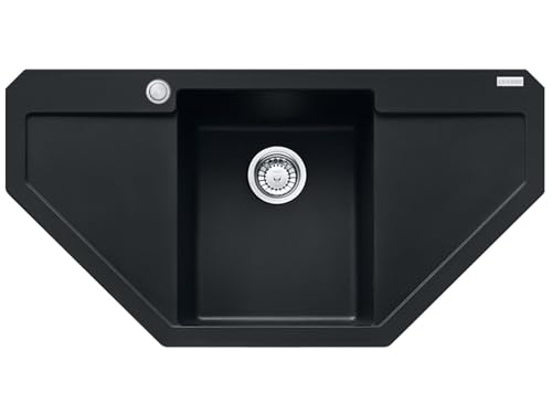 FRANKE MARIS MRG 612-E 114.0627.371 - Lavello da incasso Lavabo Sottopiano, Nero opaco