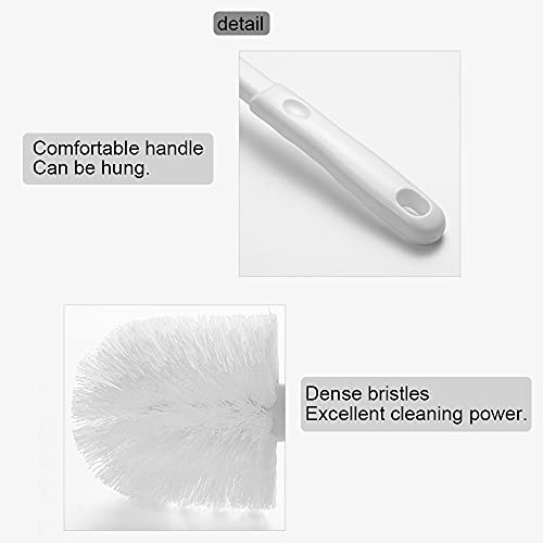 Baffect® Tragbare WC-Bürste Kunststoff Lang Griff stark Dekontamination Reinigung Pinsel Badezimmer Zubehör (1)