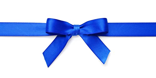 IHKFILAN Double Face Satin Ribbon - Royal (25 mm x 22.86 m), Matt Shiny Gift Ribbon for Decorating & Crafts, Weddings, Christenings - Image 2
