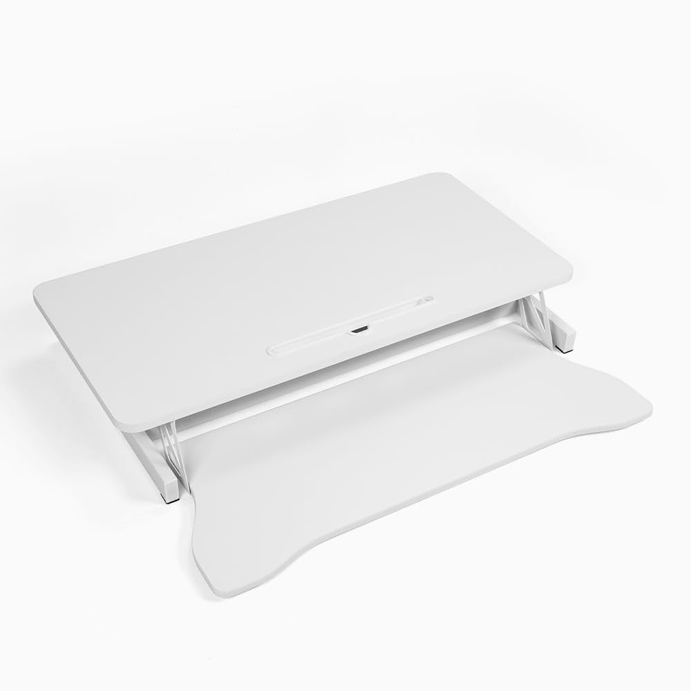 Supporto regolabile in altezza rialzo per monitor PC da scrivania Jallo+ - Bianco