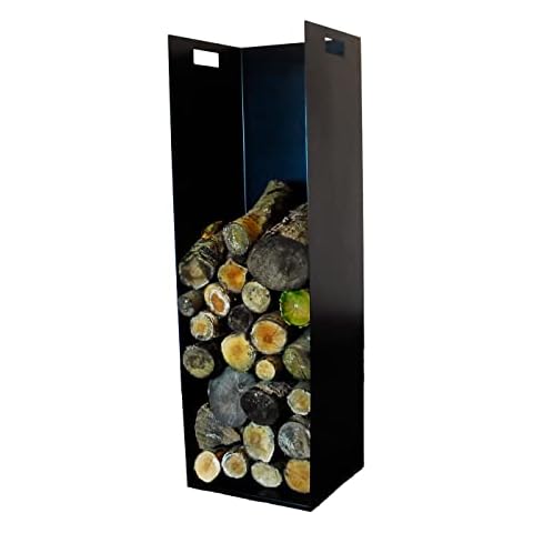 Volcann 102cm Tall Steel Log Holder Cover