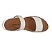 Soda PLENTY ~ Women's Strappy Ankle Wrap Buckle Fashion Flat Sandals (Off White Nubuck, US Footwear Size System, Adult, Women, Numeric, Medium, 11)